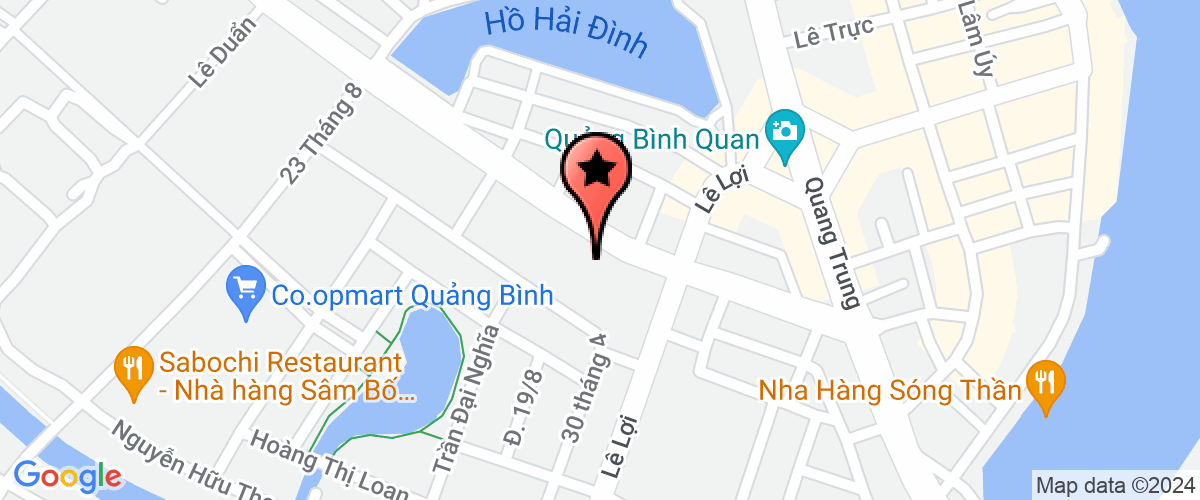 Map go to Suoi Bang Truong Thinh Travel Joint Stock Company