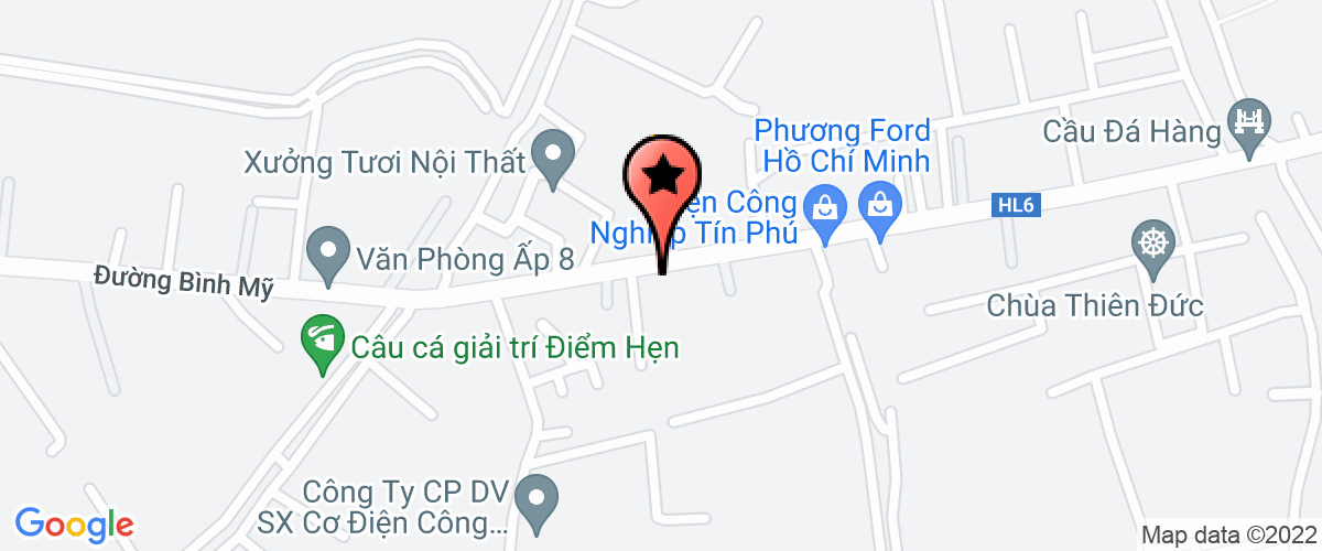 Bản đồ đến Công Ty TNHH Sản Xuất Kinh Doanh Thiên Phú Khánh