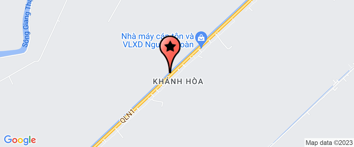 Map go to Toa an Nhan Dan Giang Thanh District