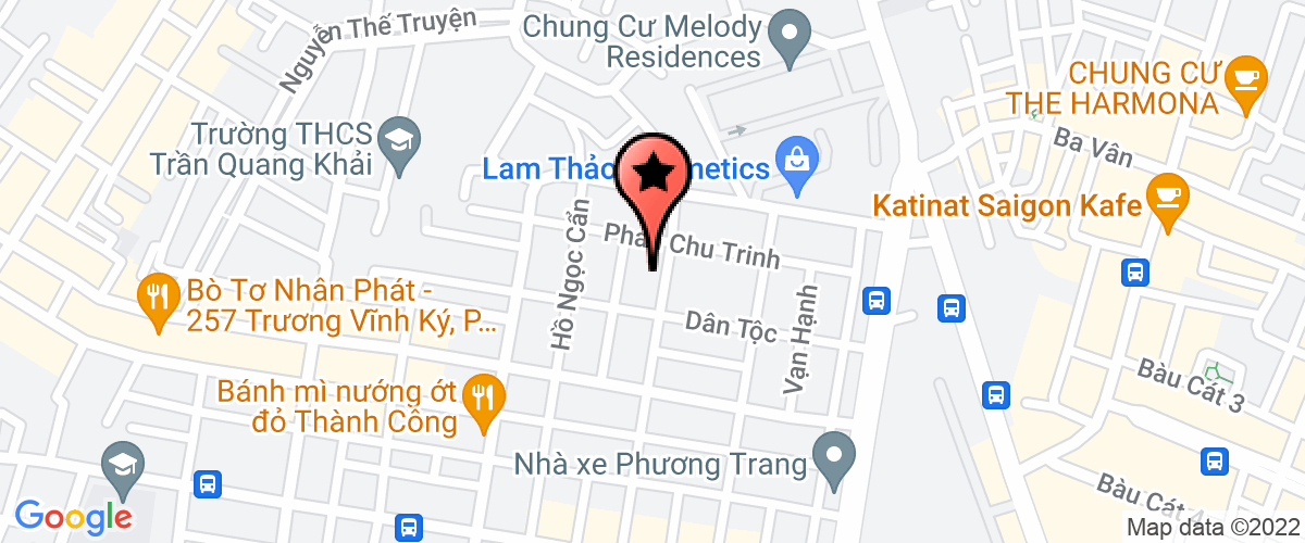 Map go to Bao Minh Plastic Import Export Trading Production Company Limited