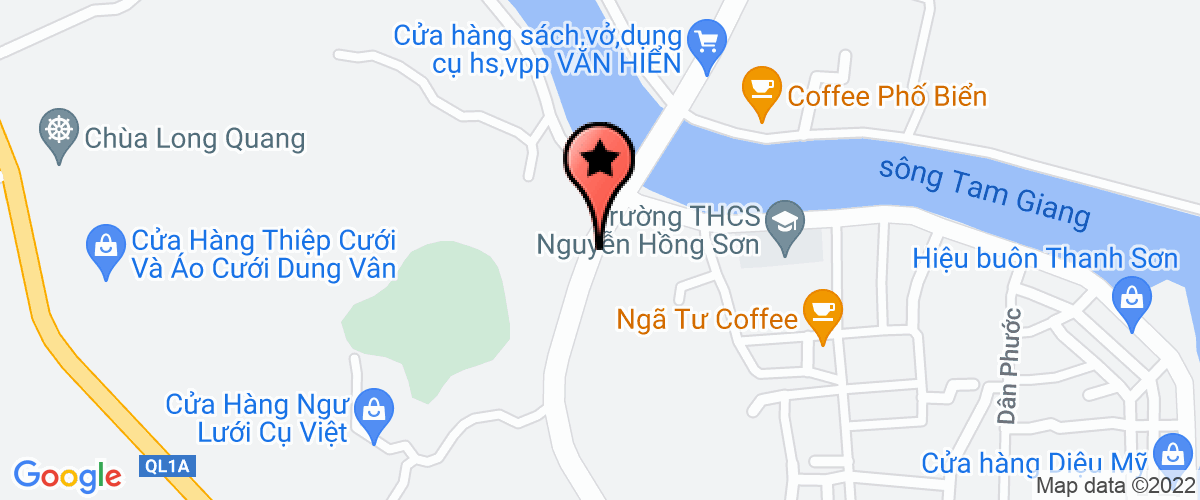 Map go to Ngoc Thanh Construction Enterprise