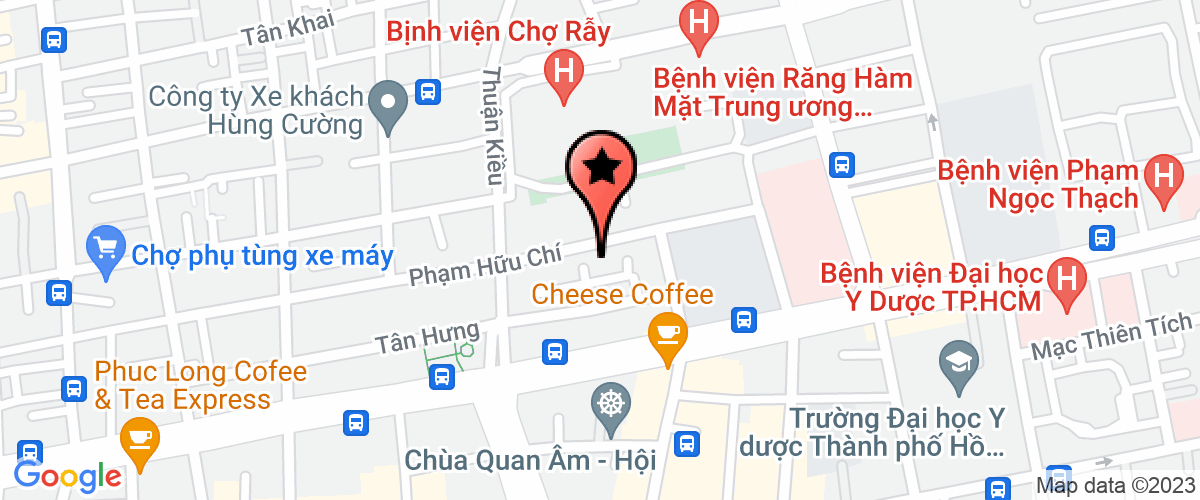 Map go to Sai Thanh Medical Joint Stock Company
