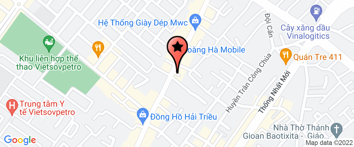 Bản đồ đến Công ty TNHH Hoàng Thái