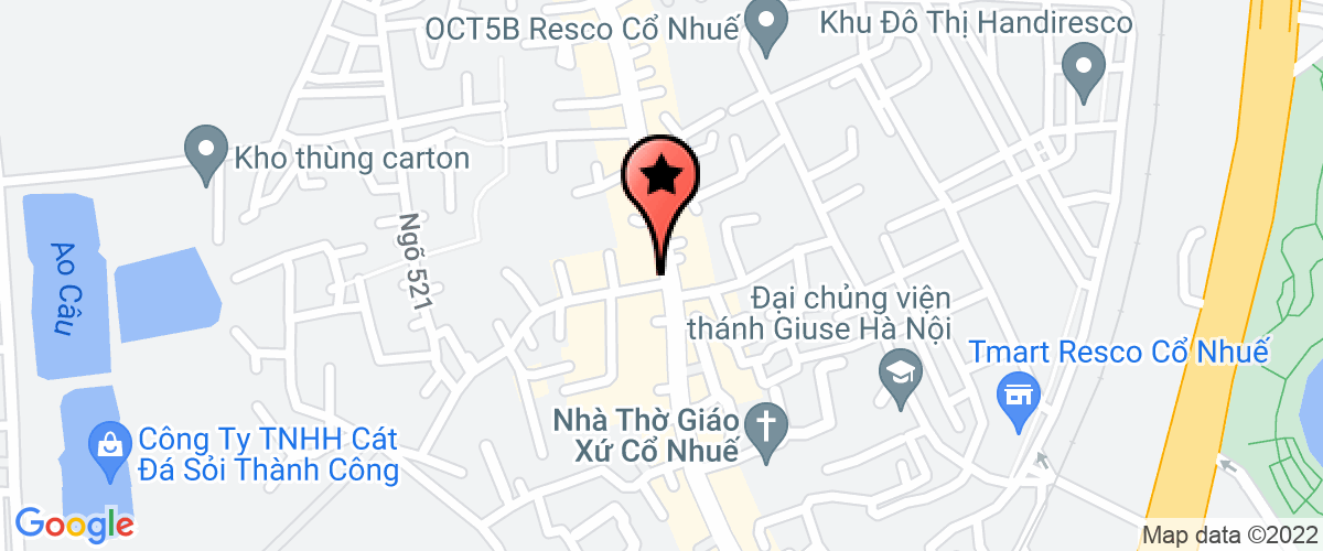 Map go to Phuc Loi Ha Noi Contruction and Investment Joint Stock Company