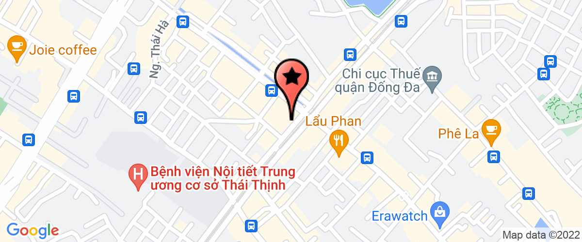 Bản đồ đến Công Ty TNHH Thực Phẩm 622 Việt Nam