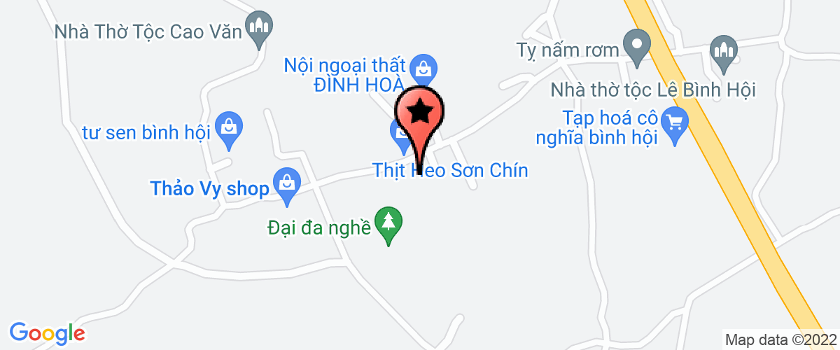 Map go to Hoa Binh Mineral Industry Joint Stock Company
