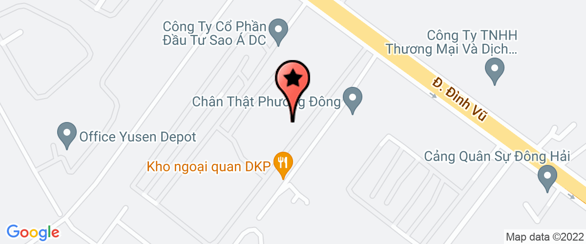Map go to Chi nhanh cong ty co phan Tien Hung in Hai Phong