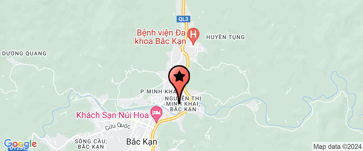 Map go to Ban quan ly du an phong chong sot ret quy toan cau Bac Kan Province