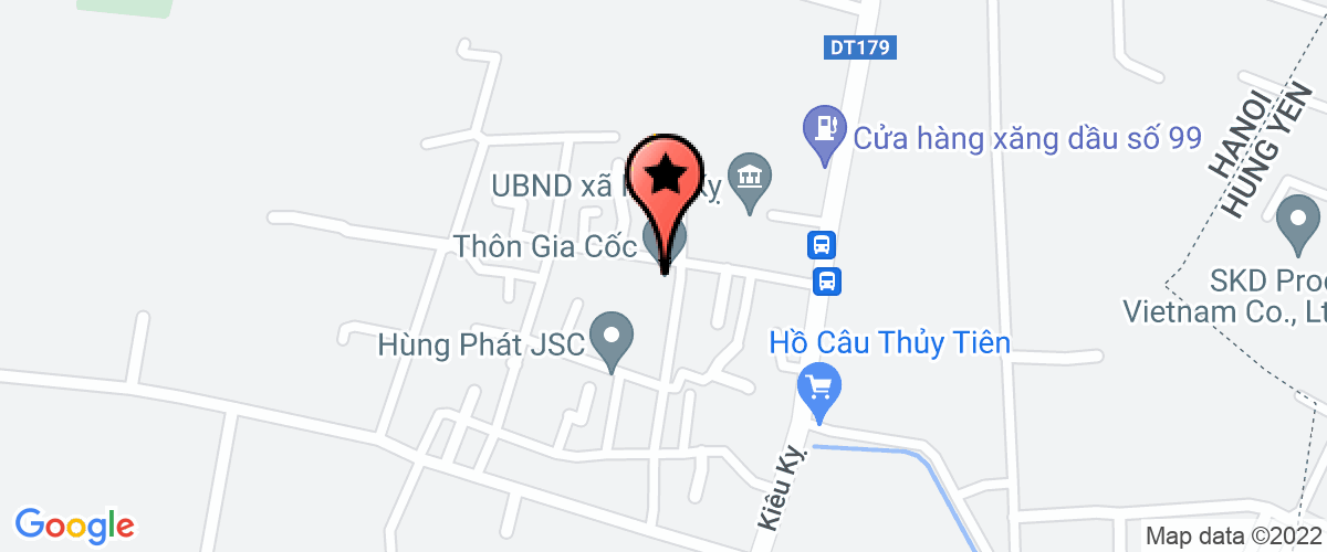 Bản đồ đến Công ty TNHH sản xuất và thương mại tổng hợp Hoàng Việt