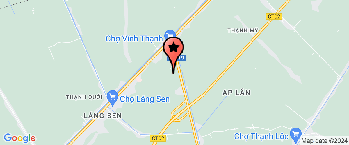 Map go to Uy ban nhan dan Thi tran Vinh Thanh
