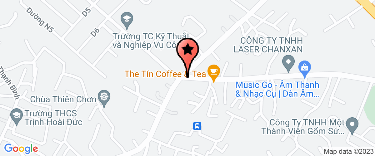 Map go to May Gia Cong Tan Phat Thanh Company Limited