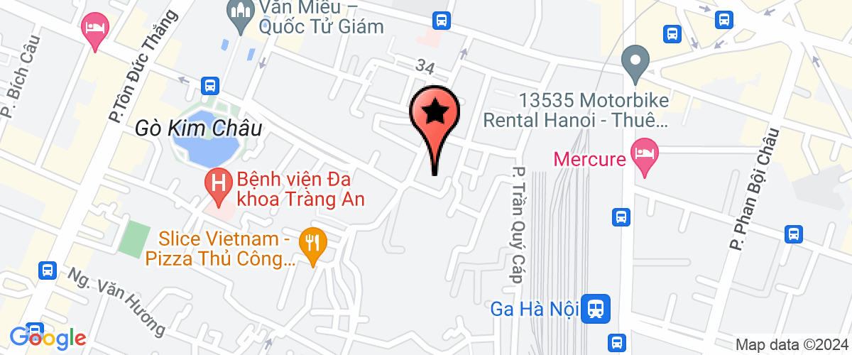 Map go to Bao Viet MTV Construction Company Limited