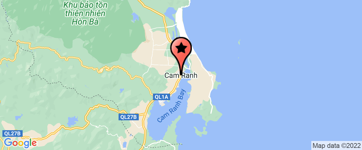 Map go to Cam Ranh Textile Garment Design Joint Stock Company