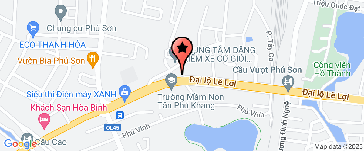 Bản đồ đến Công ty TNHH TV&DV bất động sản An Lộc Sơn