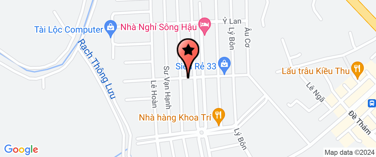 Map go to Thanh An Security Service Company Limited