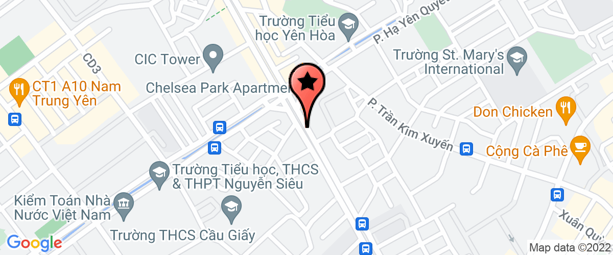 Bản đồ đến Công ty cổ phần quảng cáo và sản xuất quà tặng Việt