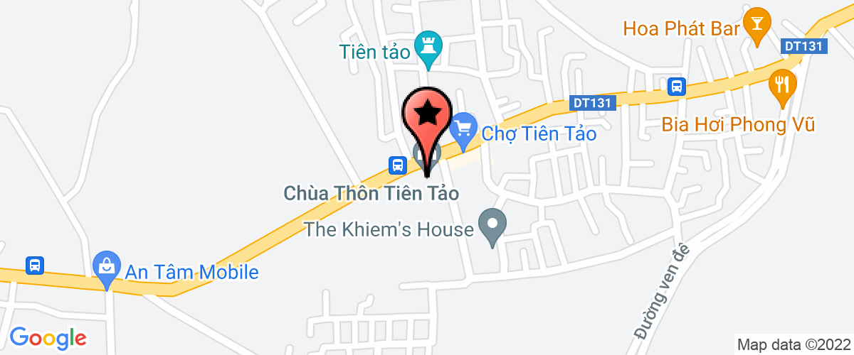 Map go to Minh Yen Travel And Trading Production Joint Stock Company