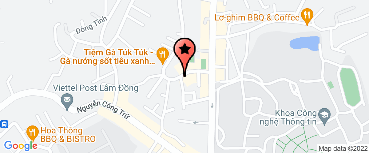 Map go to Thuy Bao Da Lat Private Enterprise
