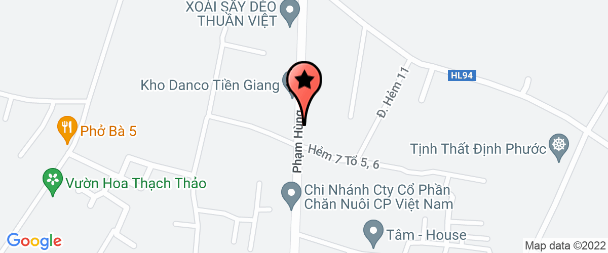 Map go to Hoang Thanh Vy Company Limited