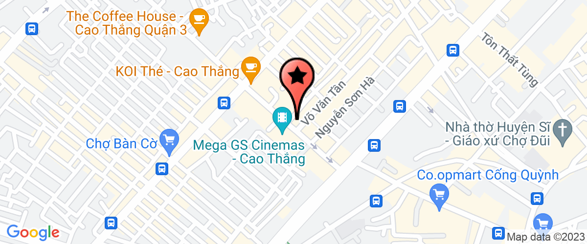 Map go to Dai Bang Trang Import Export Trading Production Company Limited