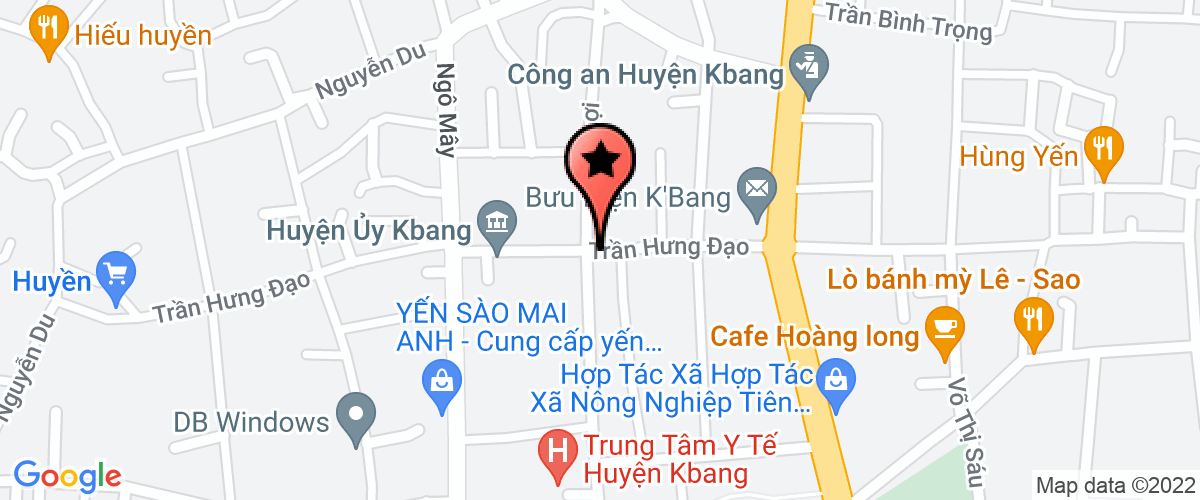 Map go to Ban Quan ly cac du an Dau tu Xay dung co ban KBang District