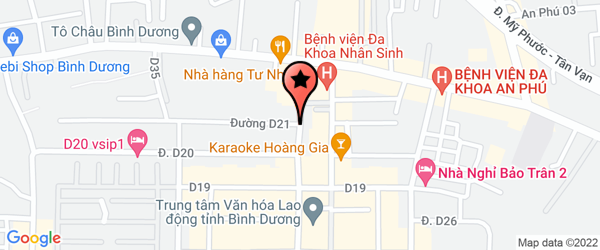 Map go to Thien Kim Massage Company Limited