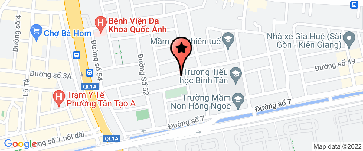 Map go to Vietchem Trading Production Company Limited