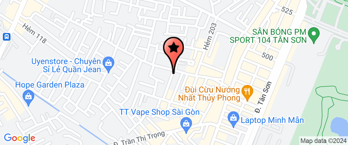 Map go to Gia Tan Phu Trading Company Limited