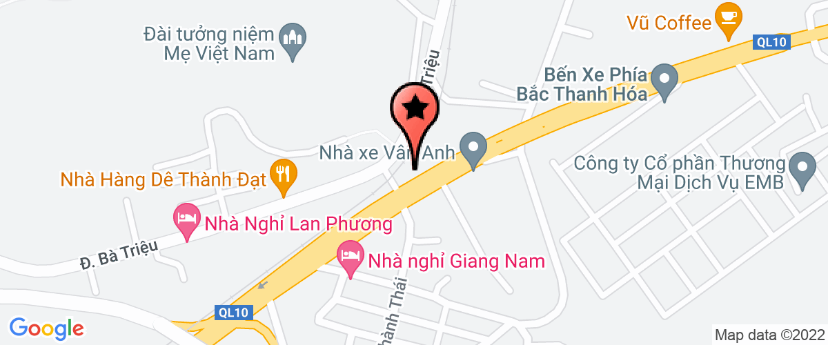 Map go to Da Thanh Loc Transport Company Limited