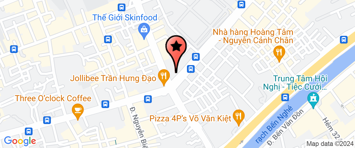 Map go to Vien Tham My Thao Tay Company Limited