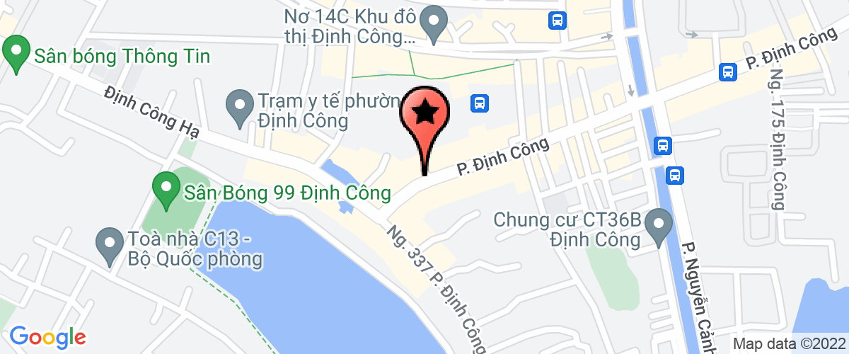 Bản đồ đến Công Ty TNHH 334 Định Công