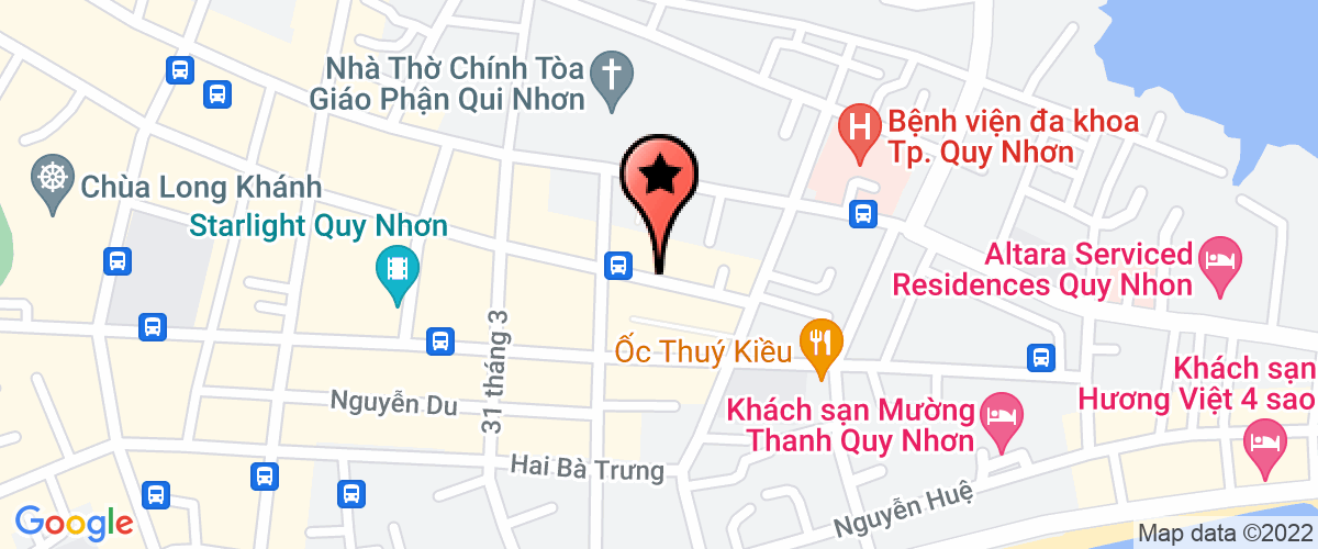 Map go to Thi Nai Eco Bay Joint Stock Company