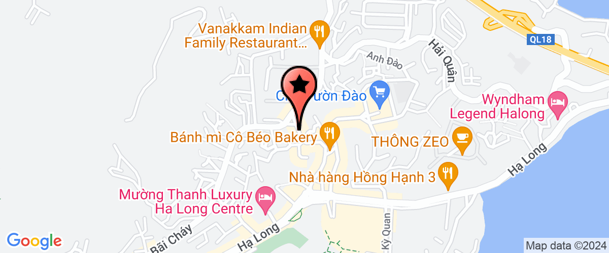 Map go to mot thanh vien thuong mai Ha Binh Company Limited