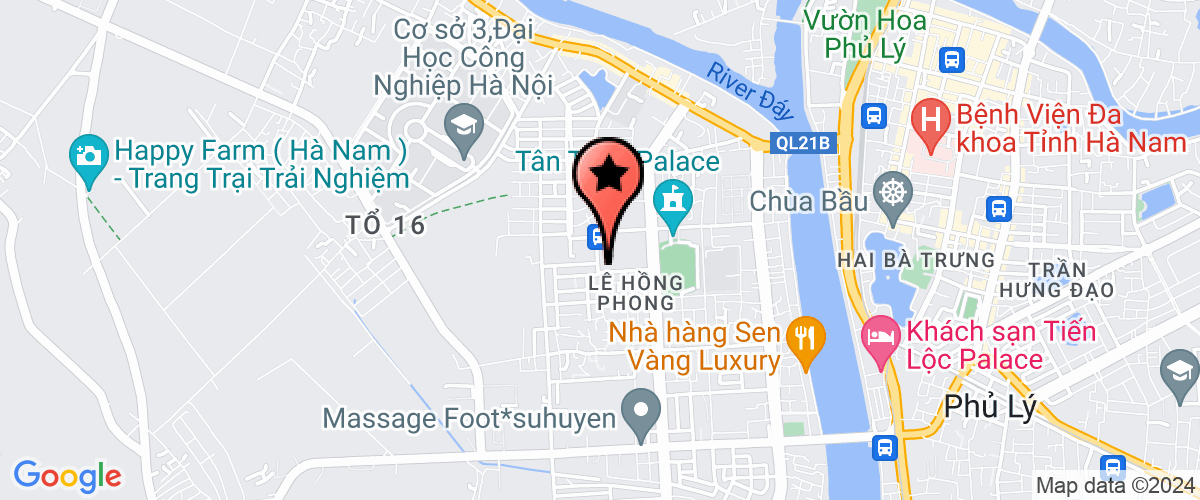 Map go to Le Hong Phong Secondary School
