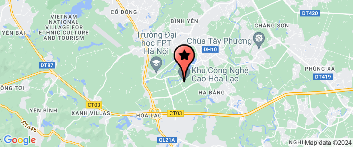 Map go to Do Thanh Trading Development Company Limited