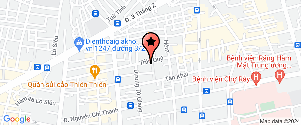 Map go to Textile Nha Phuong Company Limited