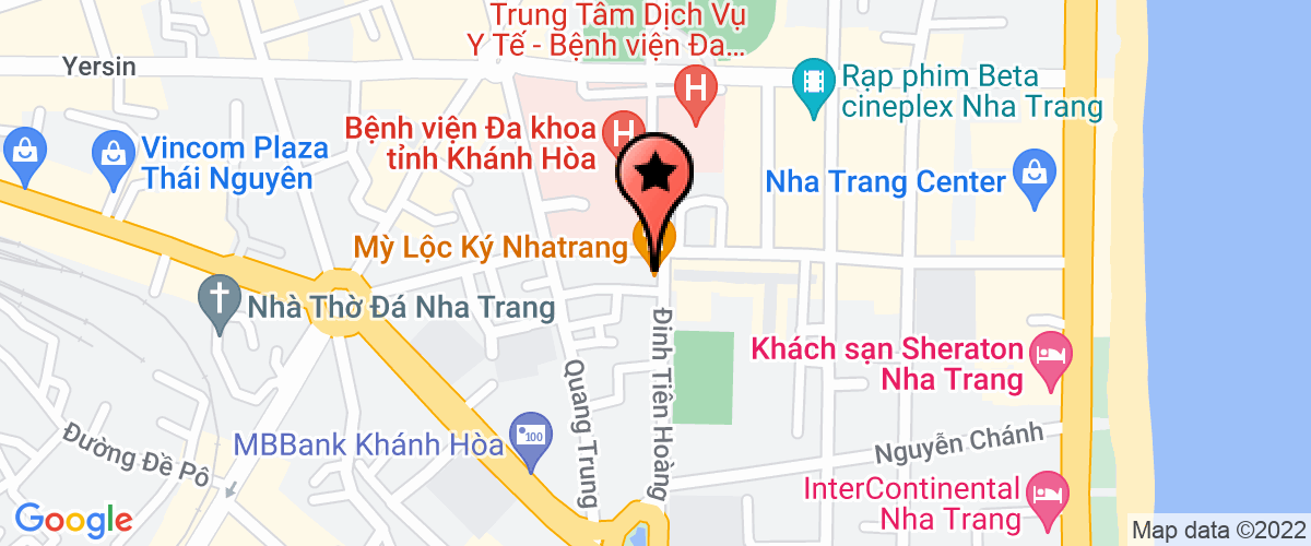 Map go to Song Hoang Nha Trang Company Limited