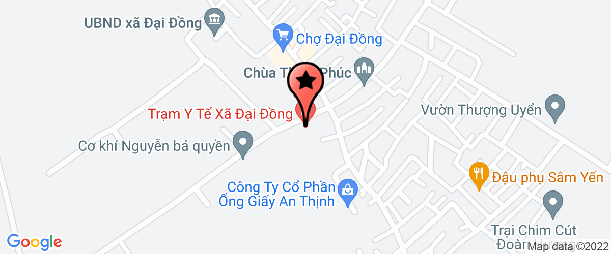 Map go to Ong An Thinh Paper Joint Stock Company