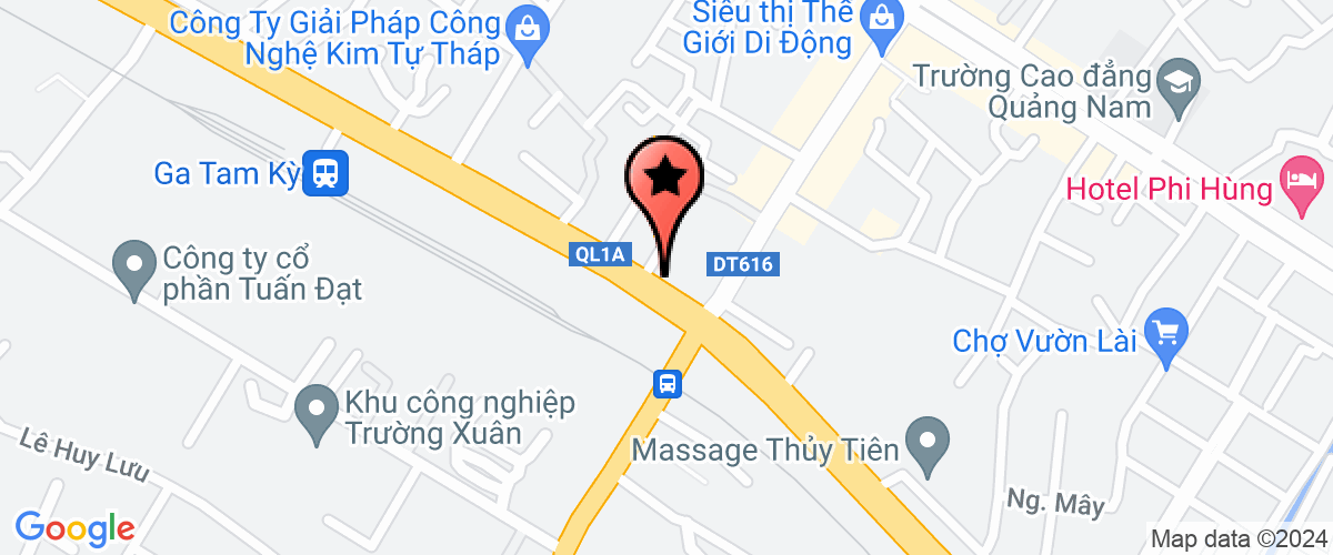 Map go to Minh Khai Trading Production Company Limited