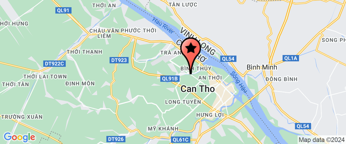 Map go to Phuong Trang Wood Company Limited