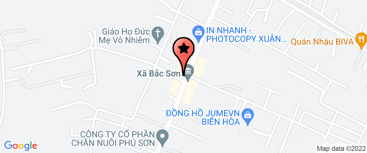 Map go to Ngoc Tran Service Trading Production Company Limited
