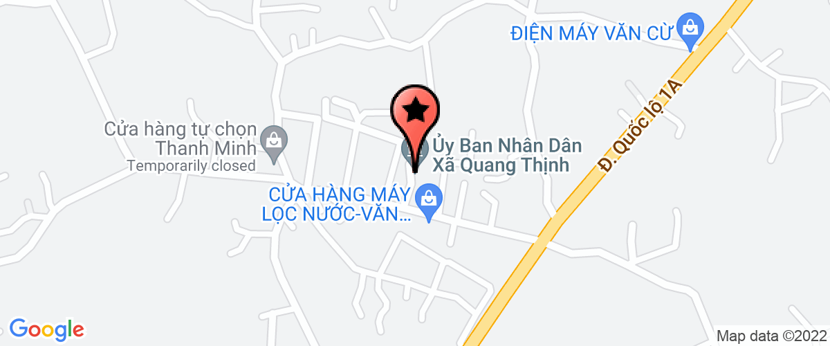 Map go to Tieu Thu Quang Thinh Electrical Power Management Co-operative