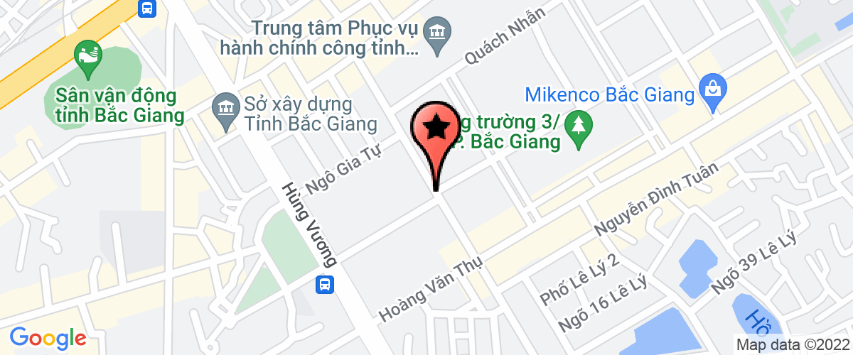 Bản đồ đến Công Ty TNHH Nhật Minh Bắc Giang