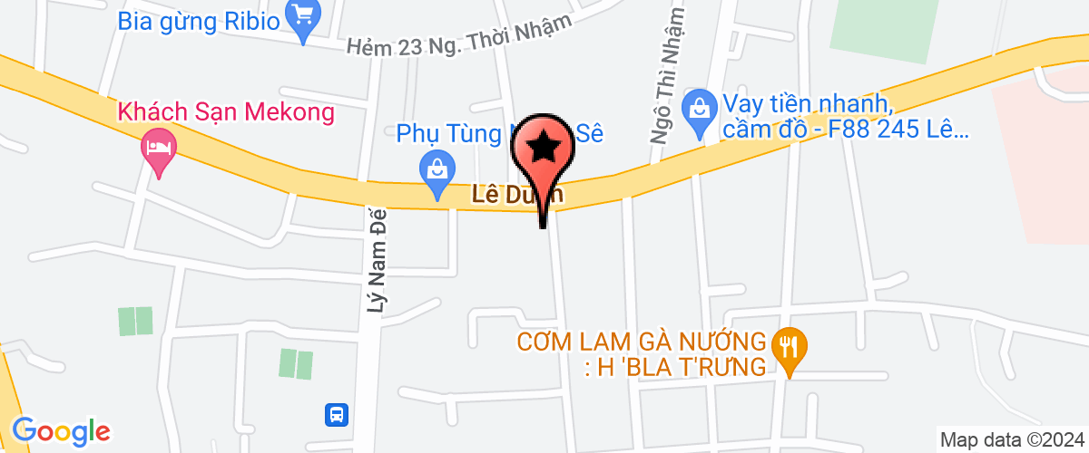 Map go to Hop Nhat Tien Company Limited