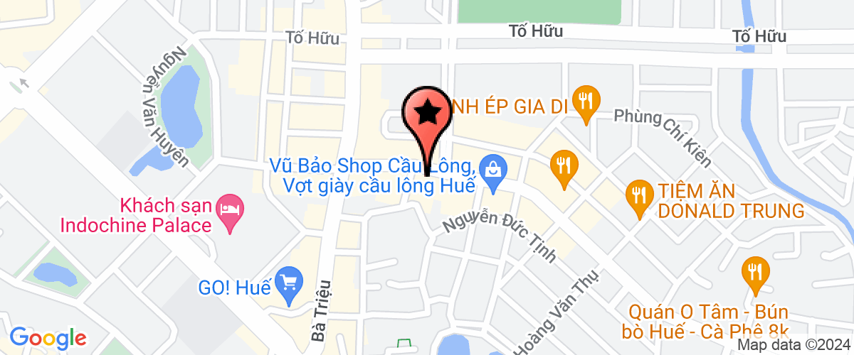 Map go to Nhat Thanh Service Trading Company Limited