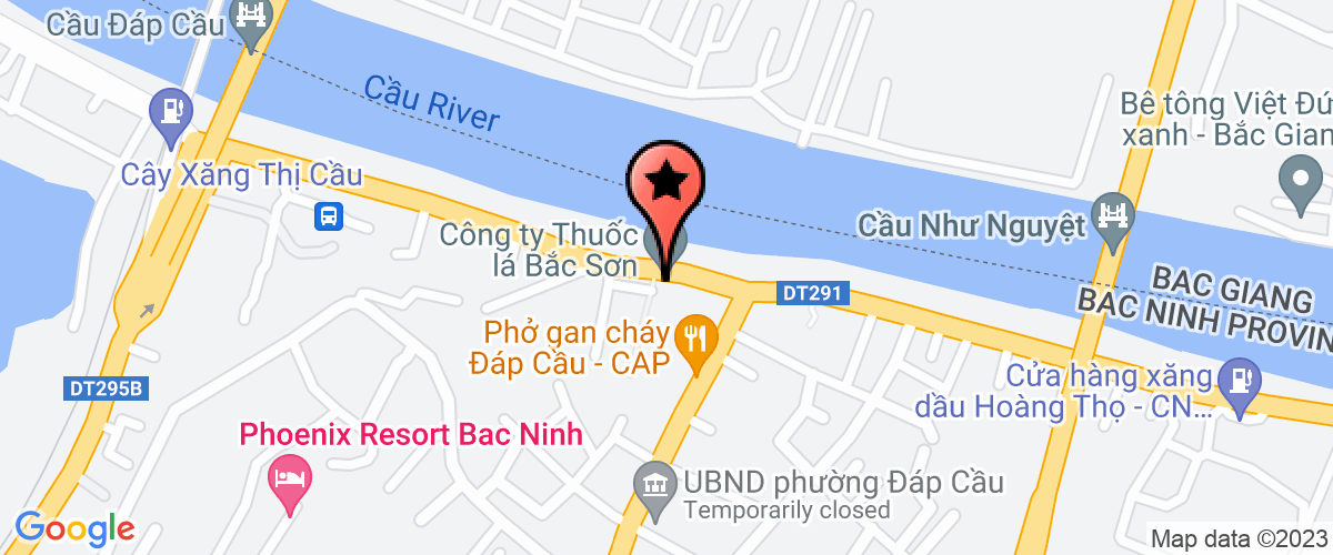 Map go to Bac Song Cau Transport And Construction Joint Stock Company