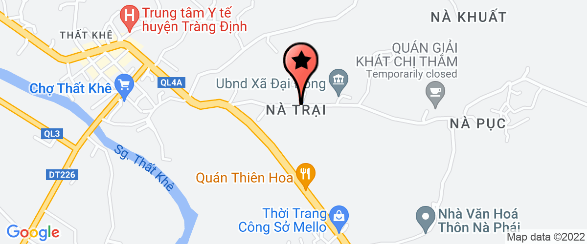 Map go to Minh Chien Extractive Joint Stock Company