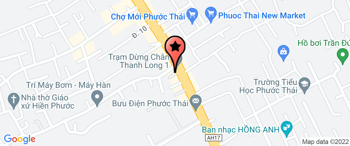 Bản đồ đến Công Ty TNHH Một Thành Viên Quận Thái
