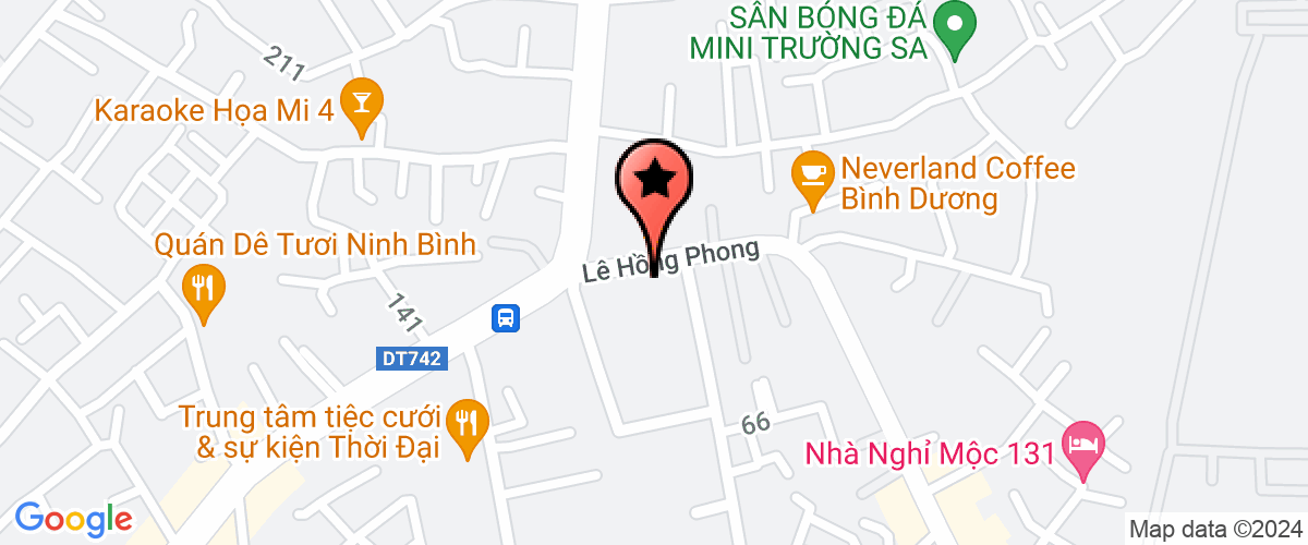 Bản đồ đến Công Ty TNHH Thái Lai