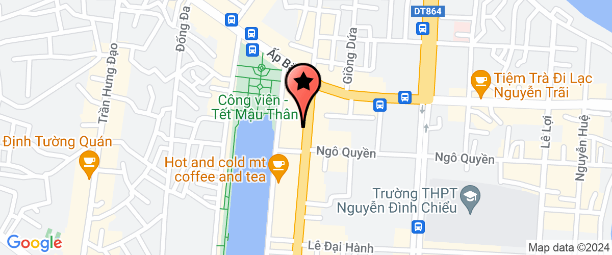 Map go to Phong Noi vu My Tho City